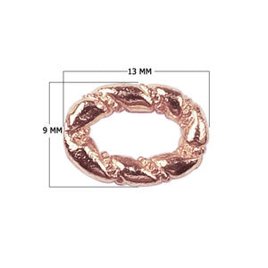 RRG-122 Rose Gold Overlay Ring Findings Beads Bali Designs Inc
