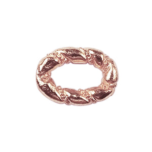 RRG-122 Rose Gold Overlay Ring Findings Beads Bali Designs Inc