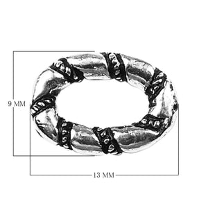 RSF-122 Silver Overlay Ring Findings Beads Bali Designs Inc