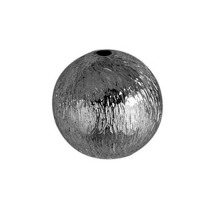 SBR-101-16MM Black Rhodium Overlay Seamless Bead Brushed Finish Beads Bali Designs Inc