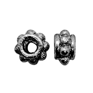 SBR-125 Black Rhodium Overlay Spacers Beads Bali Designs Inc
