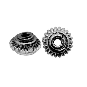 SBR-157 Black Rhodium Overlay Spacers Beads Bali Designs Inc