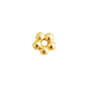 SG-112-5MM 18K Gold Overlay Spacers Beads Bali Designs Inc