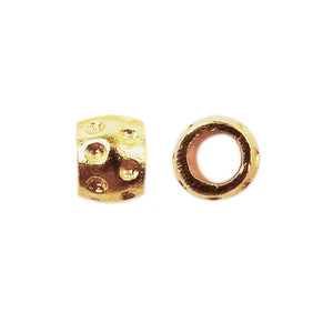SG-130 18K Gold Overlay Spacers Beads Bali Designs Inc