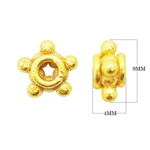 SG-213 18K Gold Overlay Spacer Beads Bali Designs Inc