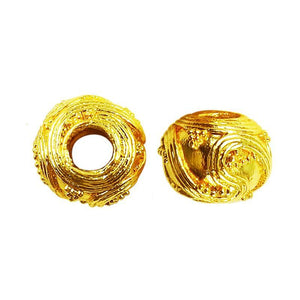 SG-322 18K Gold Overlay Spacers Beads Bali Designs Inc