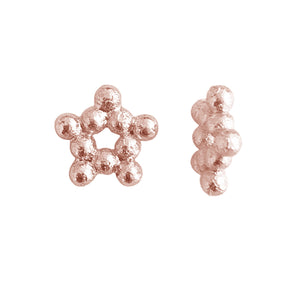 SRG-106 Rose Gold Overlay Spacers Beads Bali Designs Inc