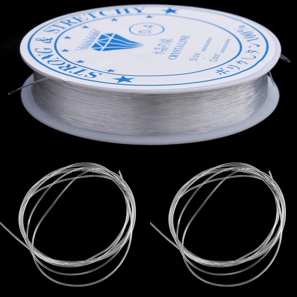 WCY-102-0.8MM Stretch Elastic Beading Cord Crystal Wire Thread String Jewelry DIY Making Beads Bali Designs Inc 