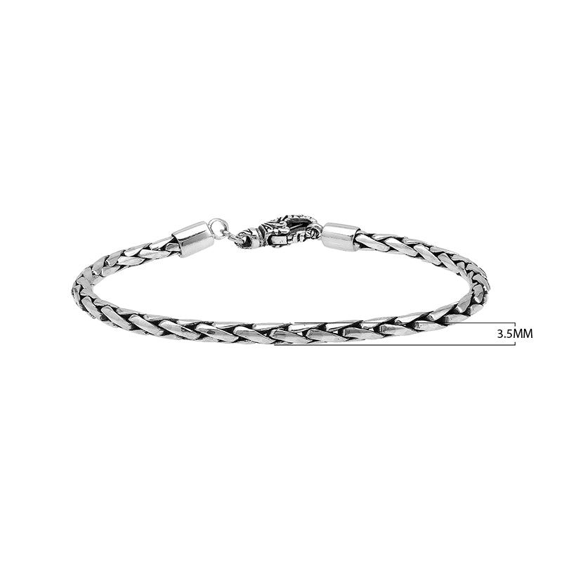 AB-1002-S-3.5MM-7 Sterling Silver Bracelet With Lobster Jewelry Bali Designs Inc 