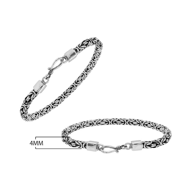 Sterling Silver Byzantine Chain Bracelet Wholesale – Bali