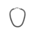 Sterling silver 15mm heavy Balinese chain necklace with bold woven design