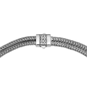 Sterling Silver Bali Woven Chain Necklace with Push Clasp wholesale