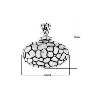 Sterling Silver Delightful charming Pendant With Plain Silver Jewelry Bali Designs Inc 