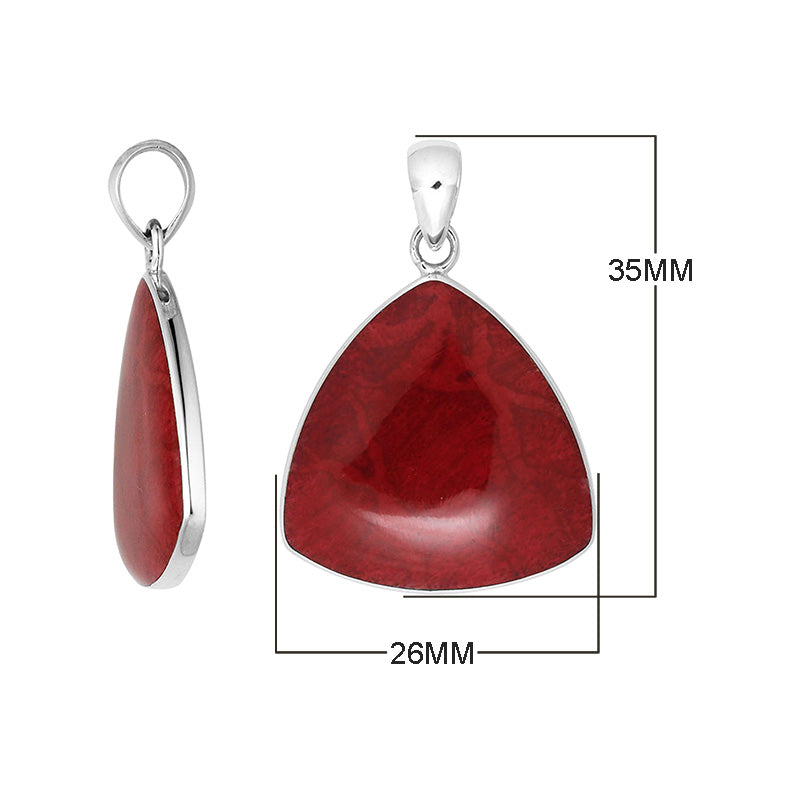 Sterling Silver Pendant With Coral Jewelry Bali Designs Inc 