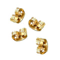 18K Gold Overlay Butterfly Earring Backs For Jewelry Making Handcrafted In India