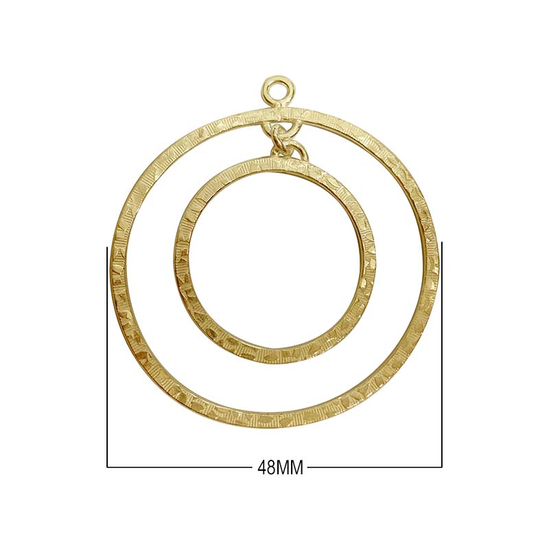 Bulk 18K Gold Overlay Over copper jewelry findings featuring circular multi-loop frames and modern arch chandelier components for professional manufacturing.