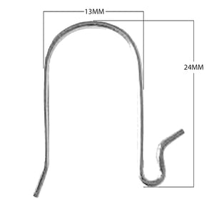 Silver Overlay Earwire Wholesale handcrafted in India with minimalist open hook design