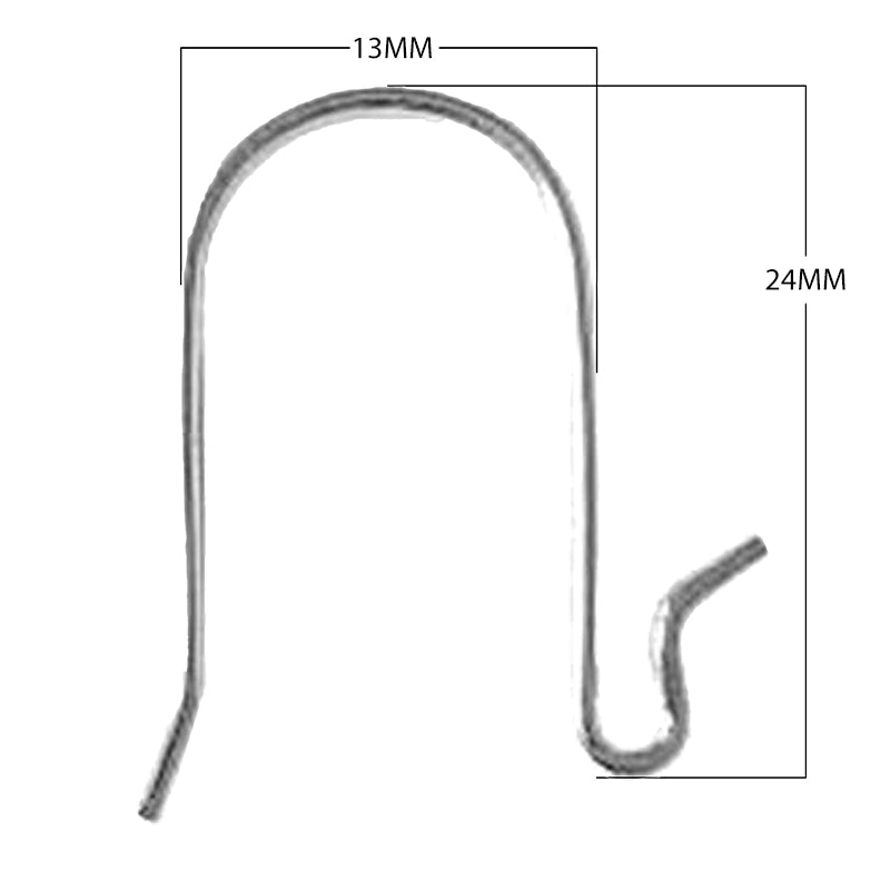 Silver Overlay Earwire Wholesale handcrafted in India with minimalist open hook design