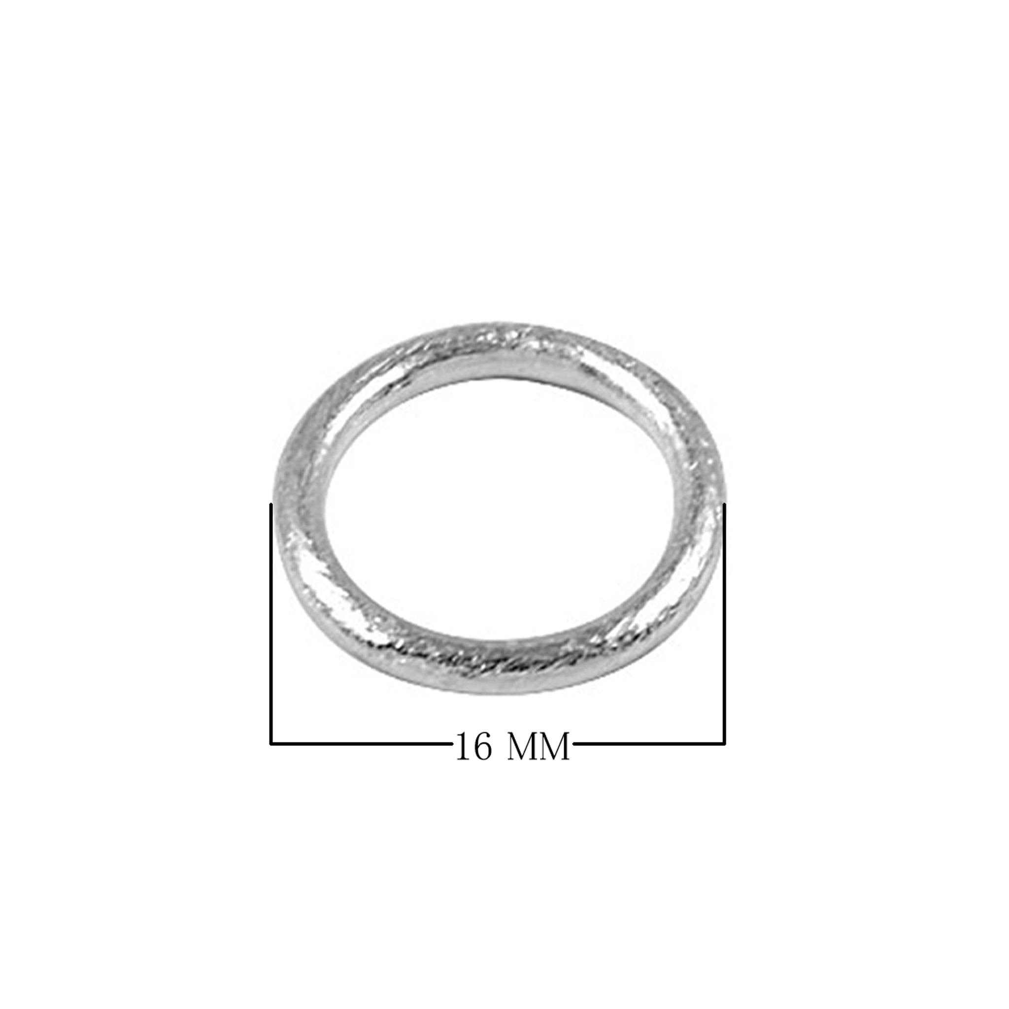 Professional silver overlay over copper ring blank with smooth polished finish handcrafted in India for wholesale jewelry making