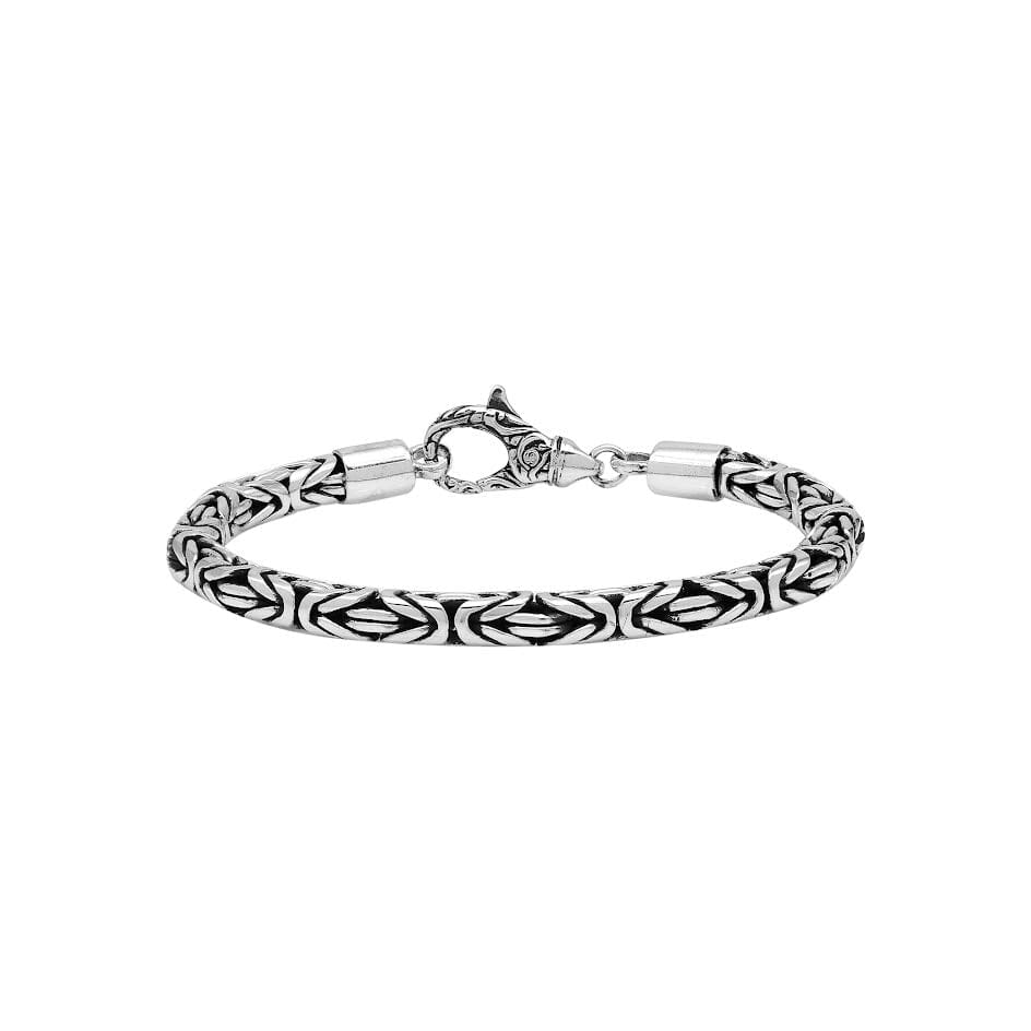 AB-1000-S-5MM-8" Sterling Silver Bracelet With Lobster Jewelry Bali Designs Inc 