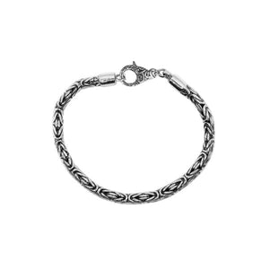 AB-1000-S-7MM-8" Sterling Silver Bracelet With Lobster Jewelry Bali Designs Inc 
