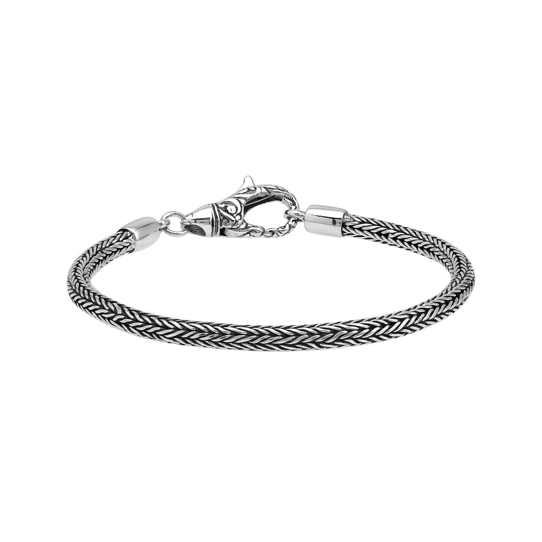 AB-1001-S-3MM-7.5 Sterling Silver Bracelet With Lobster Jewelry Bali Designs Inc 