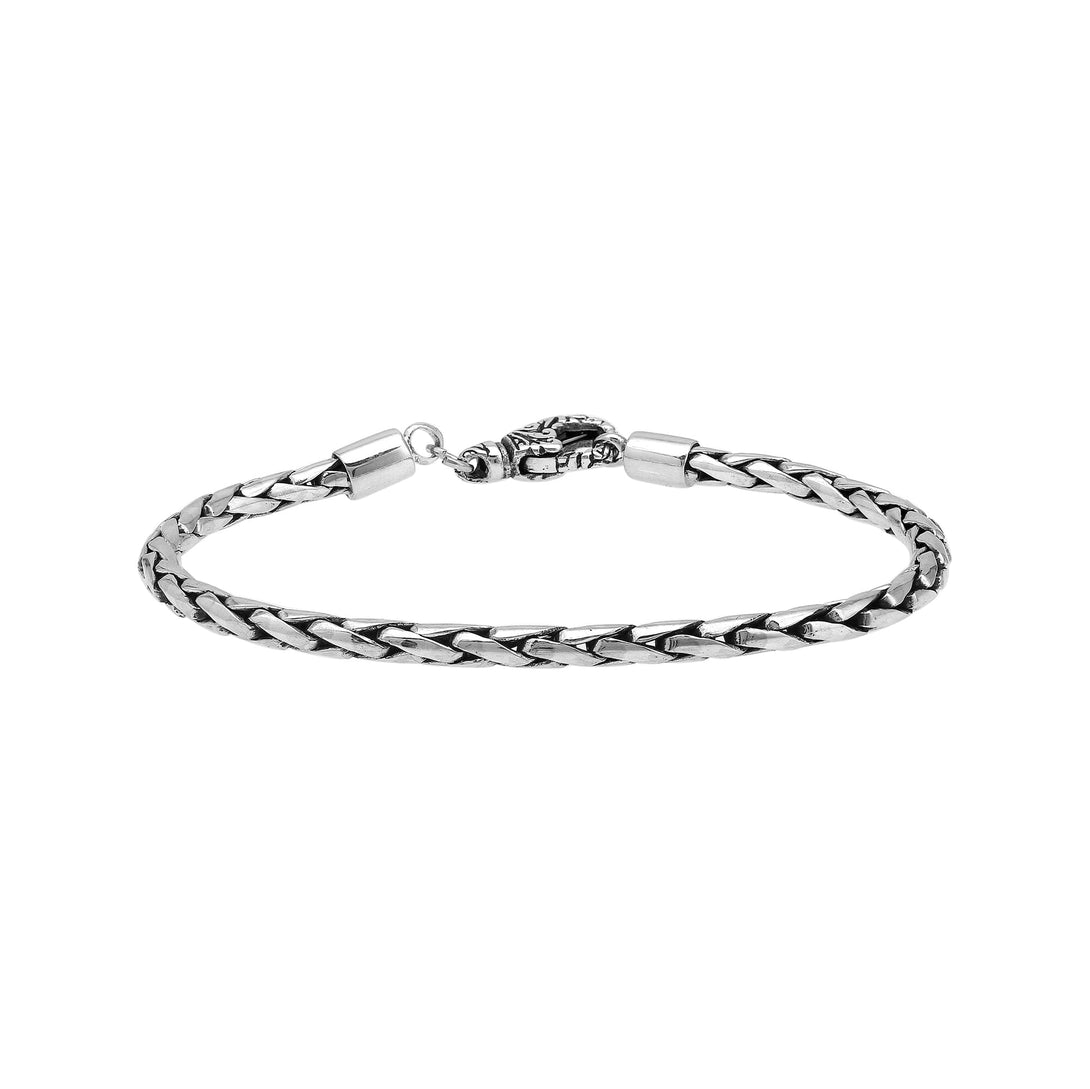 AB-1002-S-3.5MM-8.5 Sterling Silver Bracelet With Lobster Jewelry Bali Designs Inc 