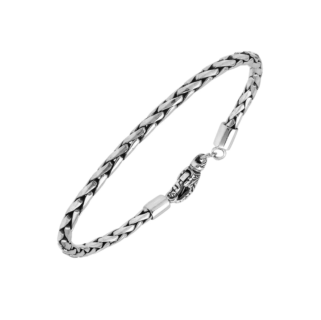 AB-1002-S-3.5MM-8.5 Sterling Silver Bracelet With Lobster Jewelry Bali Designs Inc 