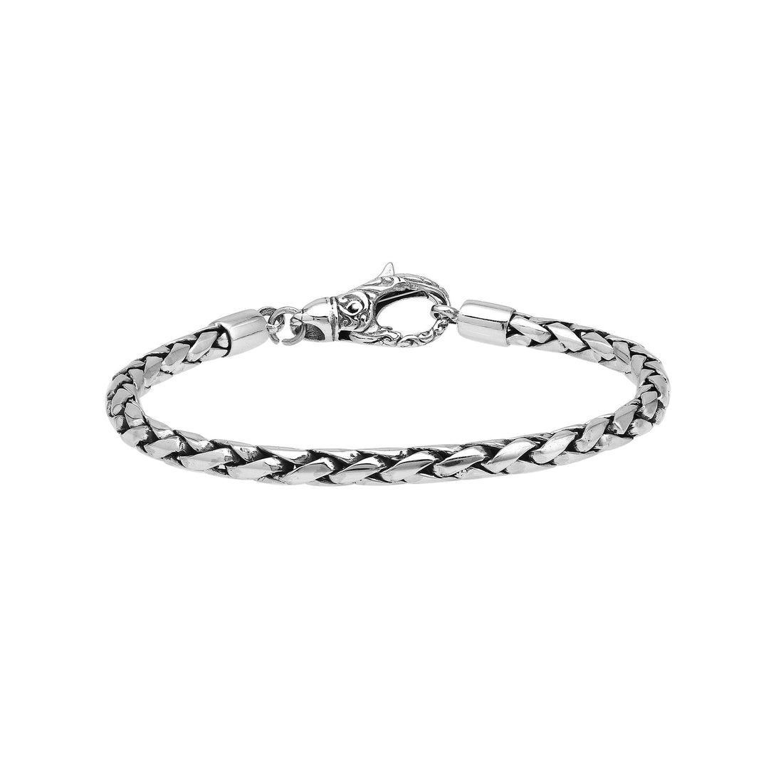 AB-1002-S-4MM-7.5 Sterling Silver Bracelet With Lobster Jewelry Bali Designs Inc 