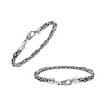 Wholesale sterling silver Byzantine chain bracelet with lobster clasp handcrafted in Bali