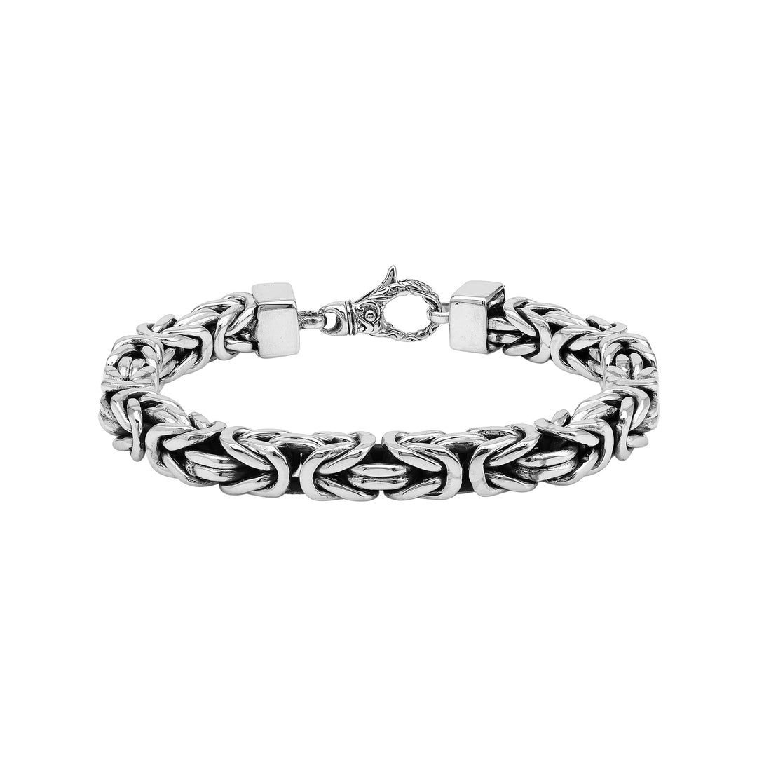 AB-6320-S-8MM-8.5" Sterling Silver Bracelet With Lobster Jewelry Bali Designs Inc 