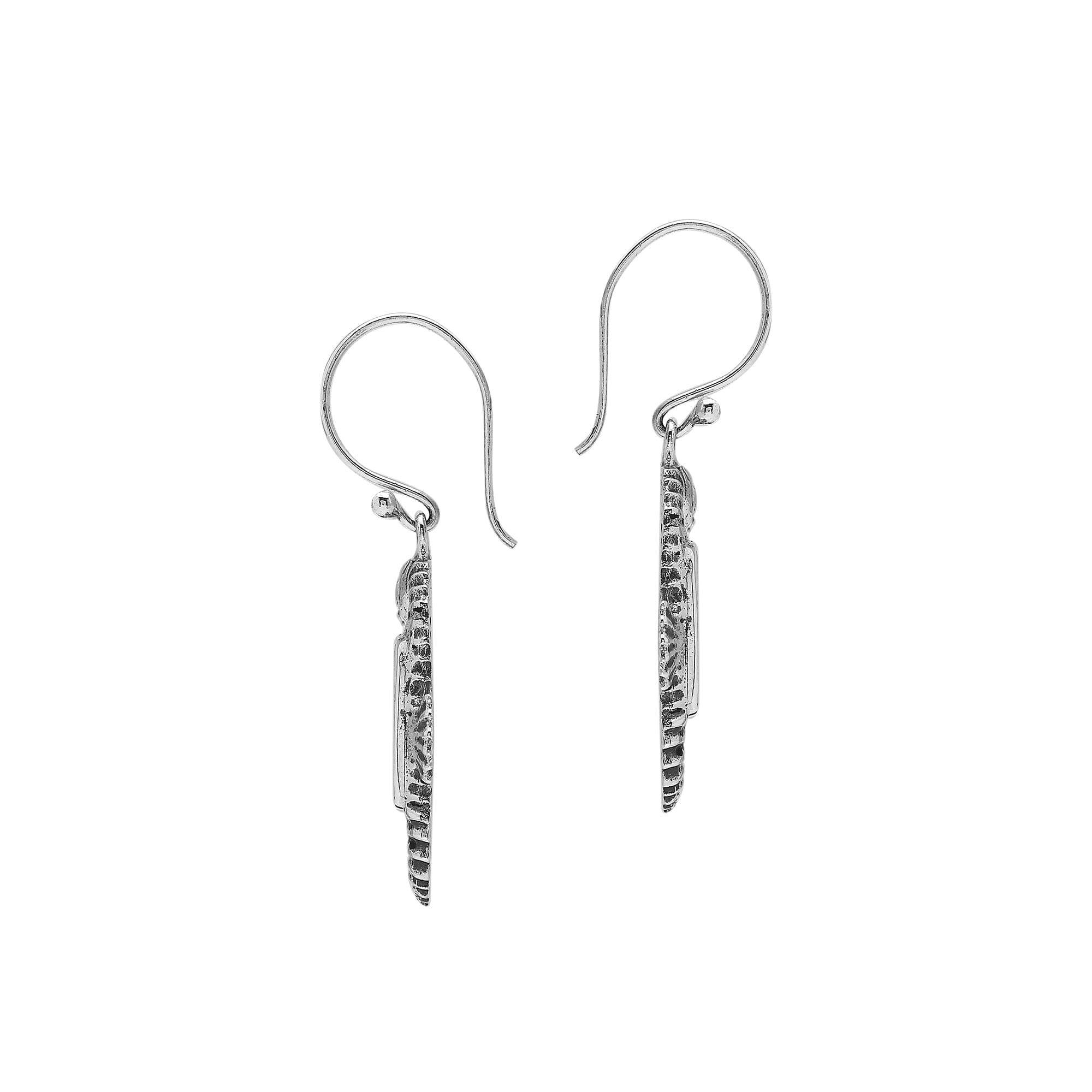 Wholesale Sterling Silver Seahorse Earrings With Abalone Shell Inlay