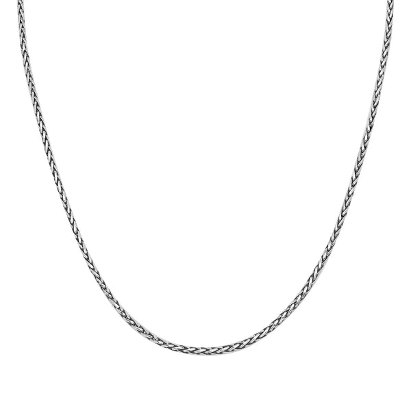 AN-1002-S-2.5MM-20" Bali Hand Crafted Sterling Silver Chain With Lobster Jewelry Bali Designs Inc 