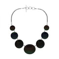 AN-1007-SHB Sterling Silver Necklace With Black Shell Jewelry Bali Designs Inc 