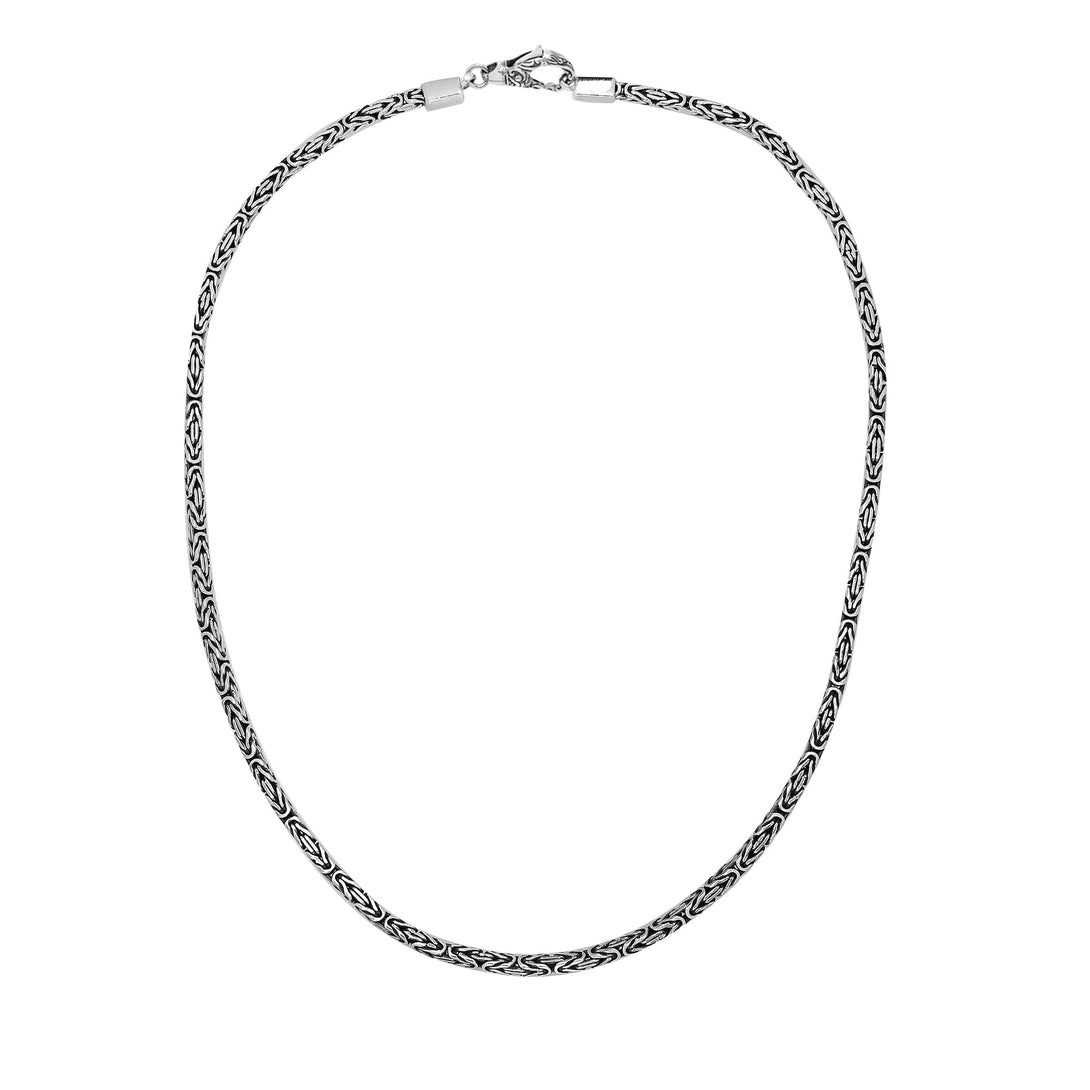 AN-6320-S-2.5MM-18" Bali Hand Crafted Sterling Silver Chain With Lobster Jewelry Bali Designs Inc 