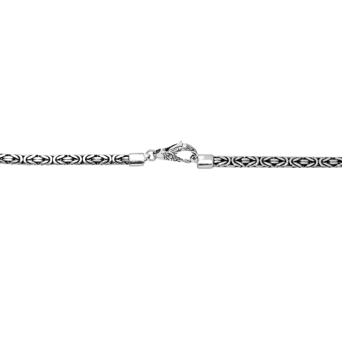 AN-6320-S-4MM-16" Bali Hand Crafted Sterling Silver Chain With Lobster Jewelry Bali Designs Inc 