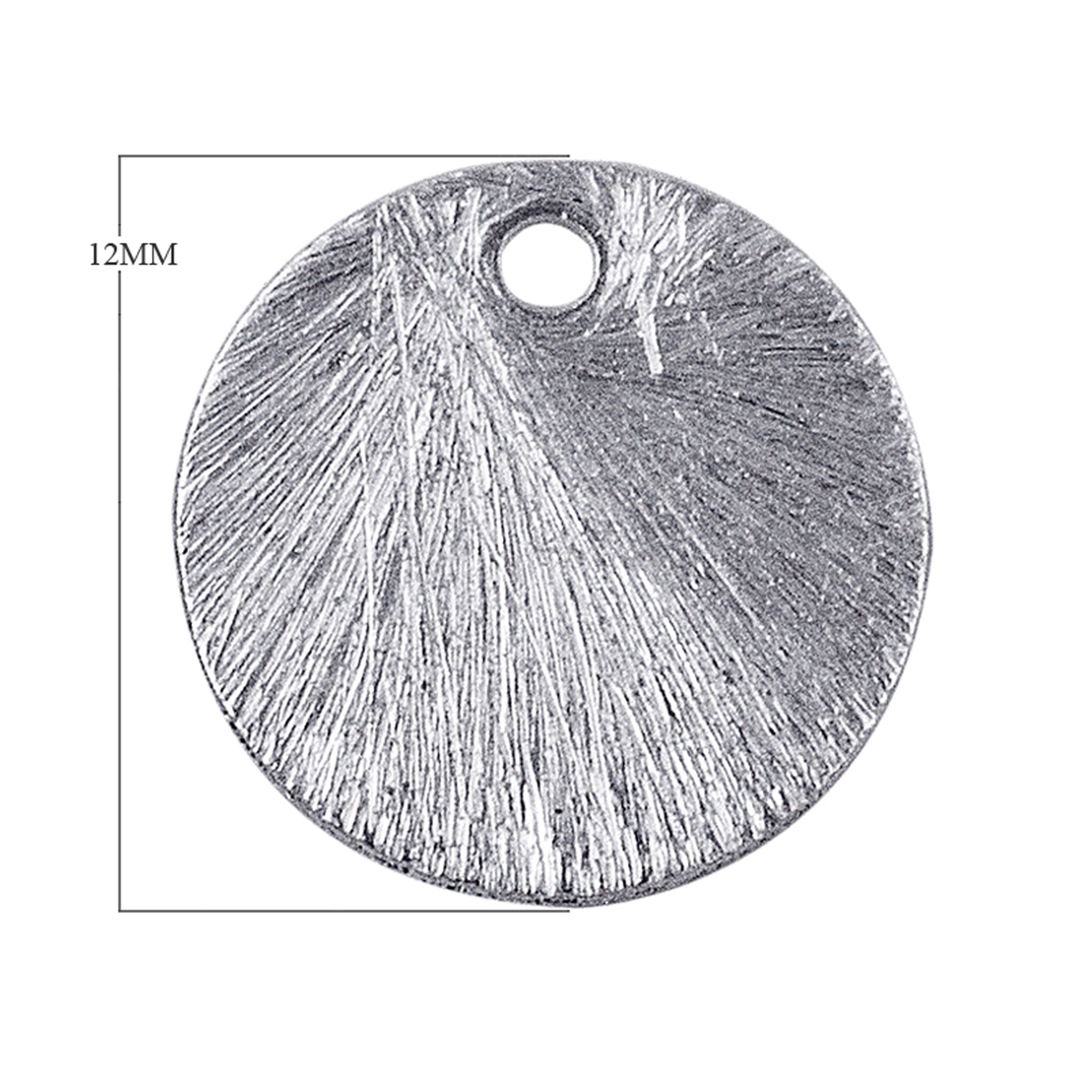 BSF-217 Silver Overlay Round Shape Chip Bead Beads Bali Designs Inc 12MM 