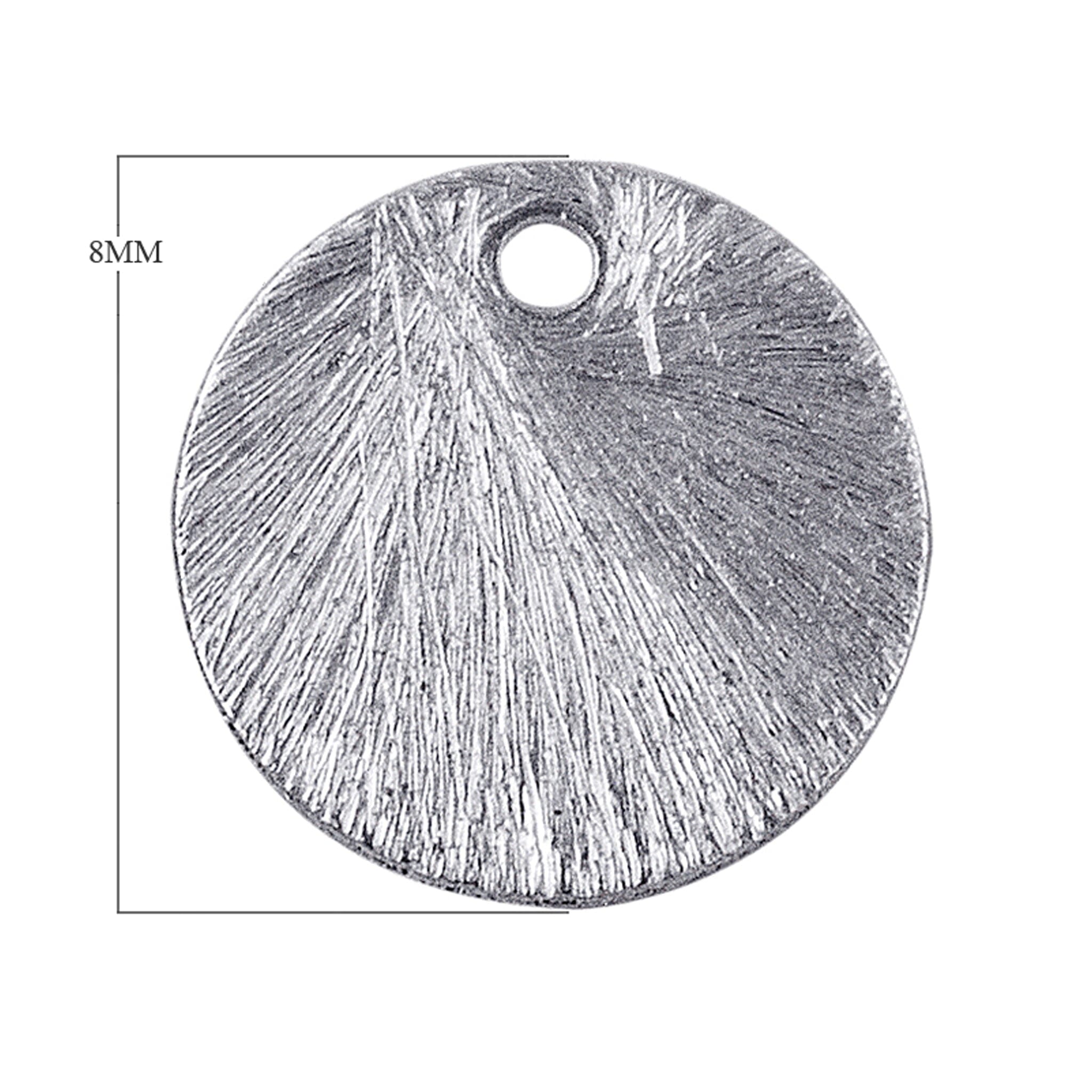 BSF-217 Silver Overlay Round Shape Chip Bead Beads Bali Designs Inc 8MM 