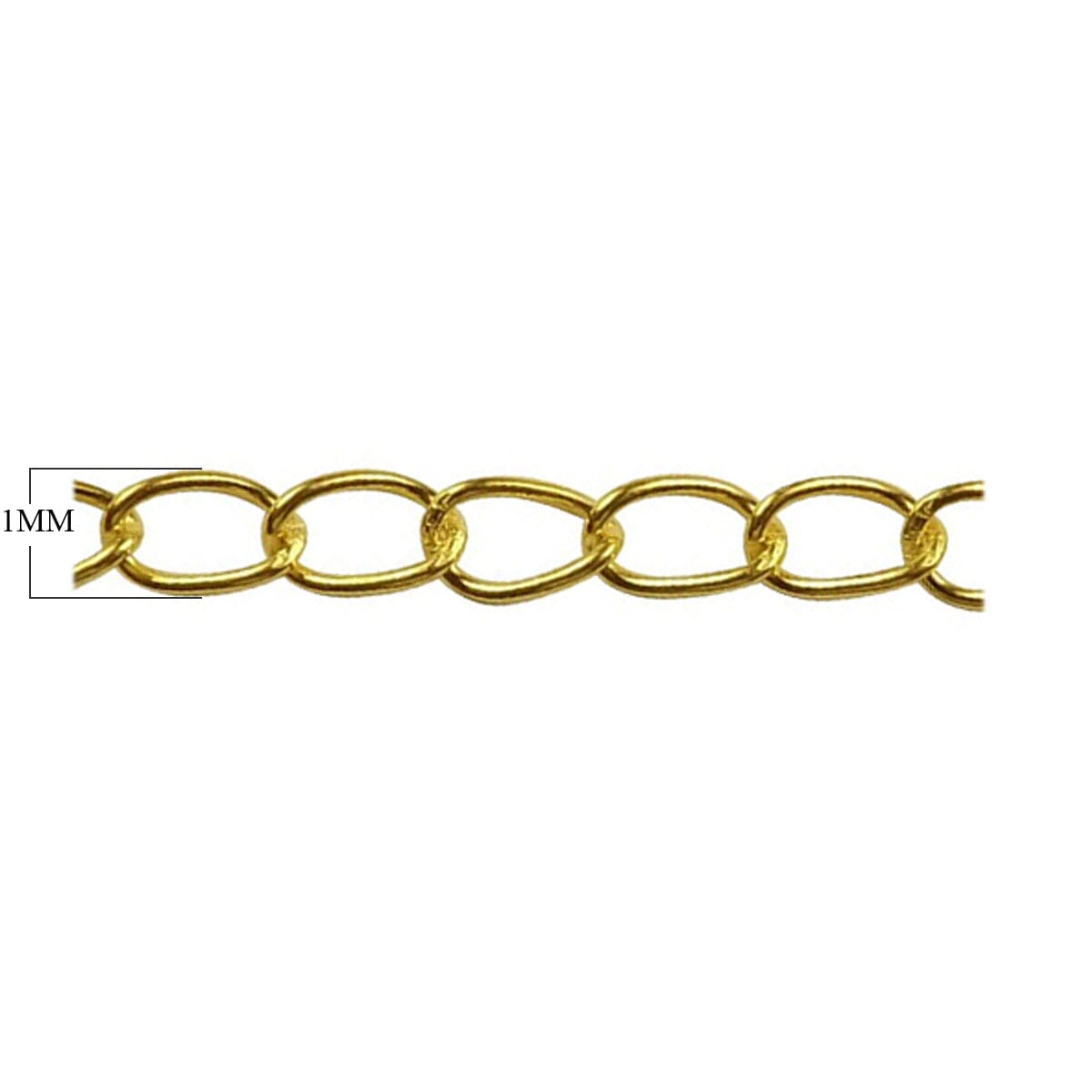 18K Gold Overlay Over Copper beading and extender chain with polished oval links crafted for wholesale jewelry manufacturing and professional assembly use