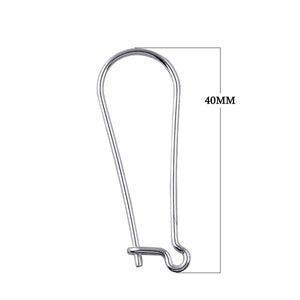 Silver Overlay Leverback Earwire for jewelry making with polished finish
