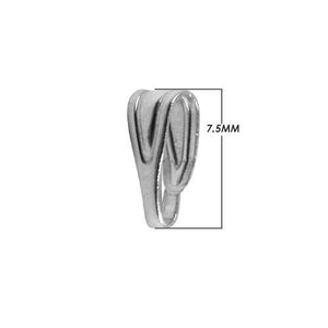 Silver Overlay Pendant Bail for jewelry making handcrafted in India