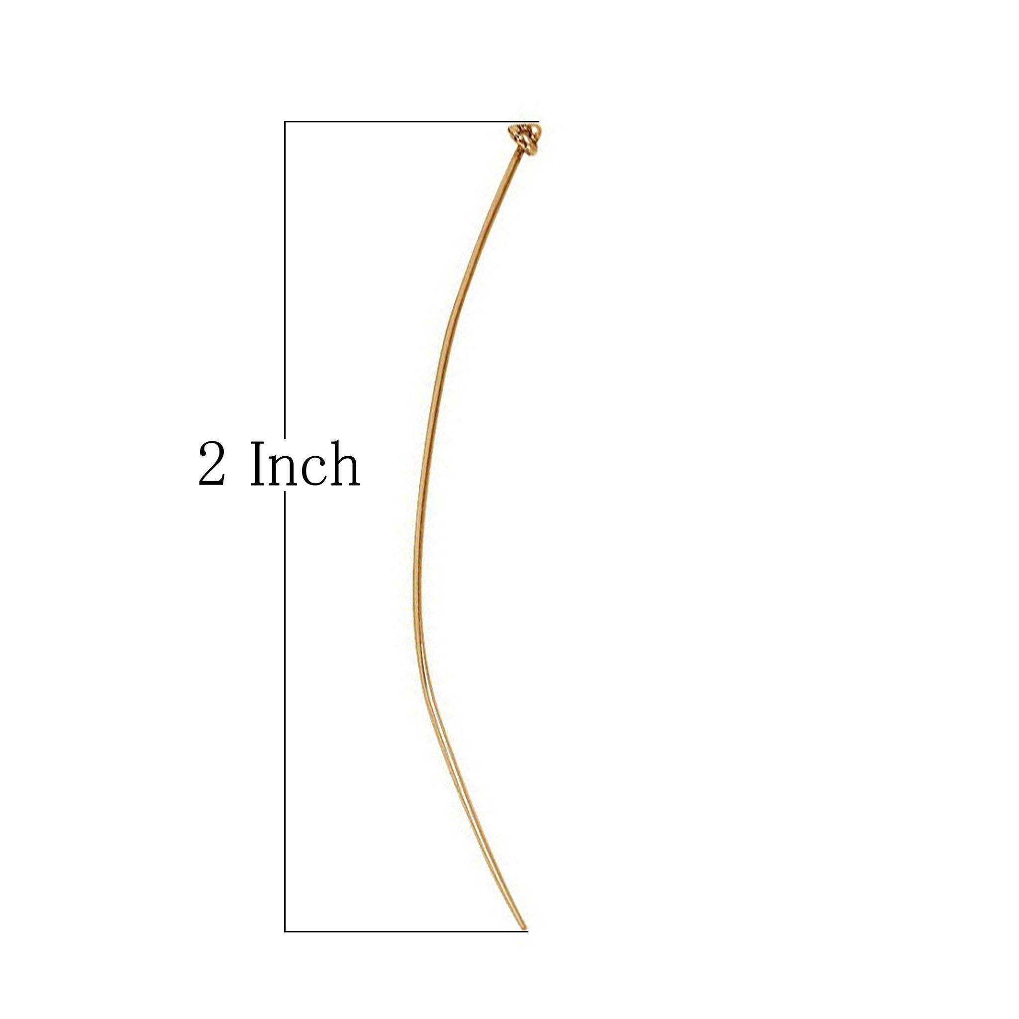 Long 18K gold overlay copper head pin with textured granulated cluster.