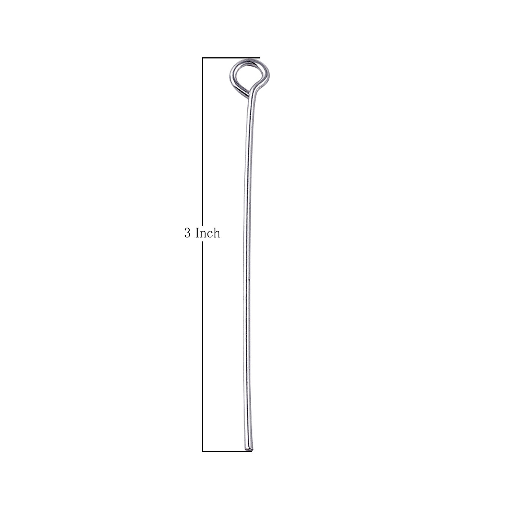 sterling silver eye pin handcrafted in India for wholesale jewelry making