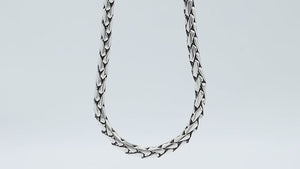 Sterling silver 5MM wheat chain necklace, bold handcrafted Bali jewelry wholesale