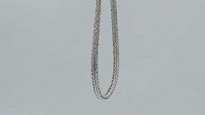 Sterling silver 4MM Tulang Naga  chain necklace, handcrafted unisex Bali jewelry wholesale