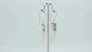 Sterling Silver Mother Of Pearl Dangle Earrings – Wholesale Handcrafted Bali Jewelry