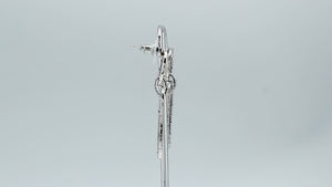 AE-1002-S Sterling Silver Oval Shape Earring With Plain Silver Jewelry Bali Designs Inc 