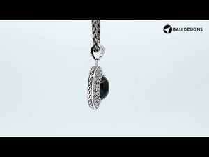 Wholesale Labradorite Pendant in 925 Sterling Silver, handcrafted in Bali with Balinese artisan design
