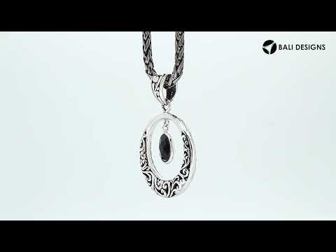 925 Sterling Silver Rainbow Moonstone Filigree Circle Pendant For Wholesale