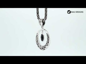 925 Sterling Silver Rainbow Moonstone Filigree Circle Pendant For Wholesale